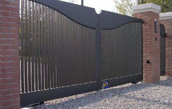 Купить новые ворота Абакан откатные в зиме по цене от 83793 руб