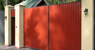 Купить ворота из профнастила Зима, цена от 4138 руб.